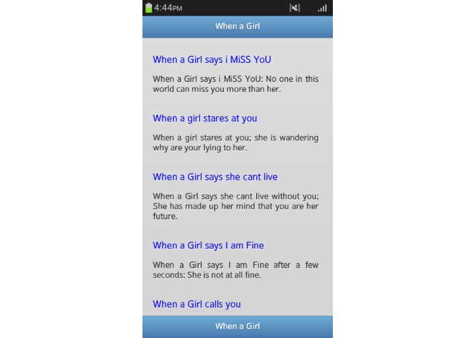When A Girl – screenshot 1
