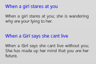 When A Girl
