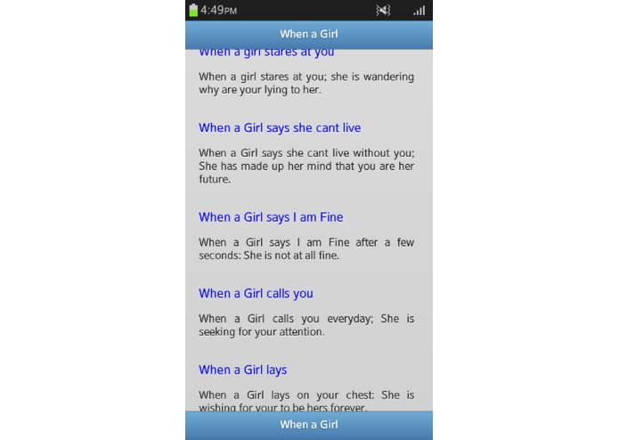 When A Girl – screenshot 2