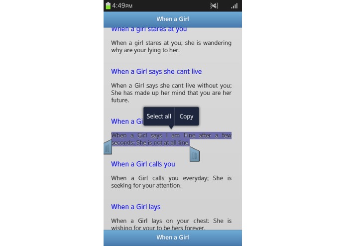 When A Girl – screenshot 4