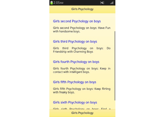 Girls Psychology – screenshot 4