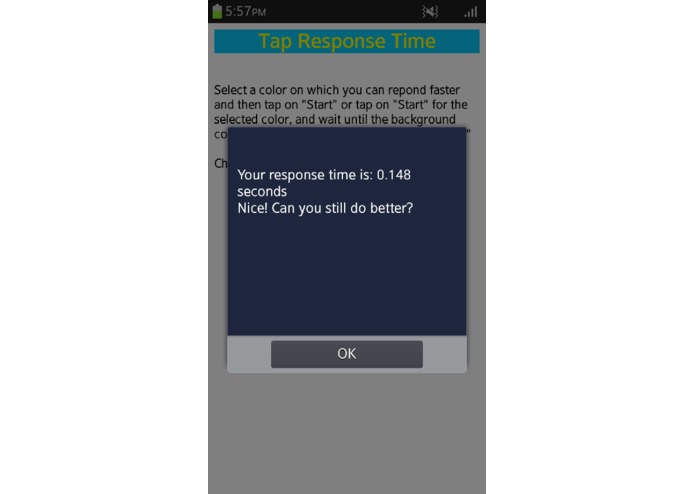 Tap Response Time – screenshot 3