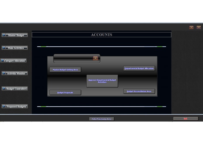 Add/Budget Monitoring System – screenshot 1