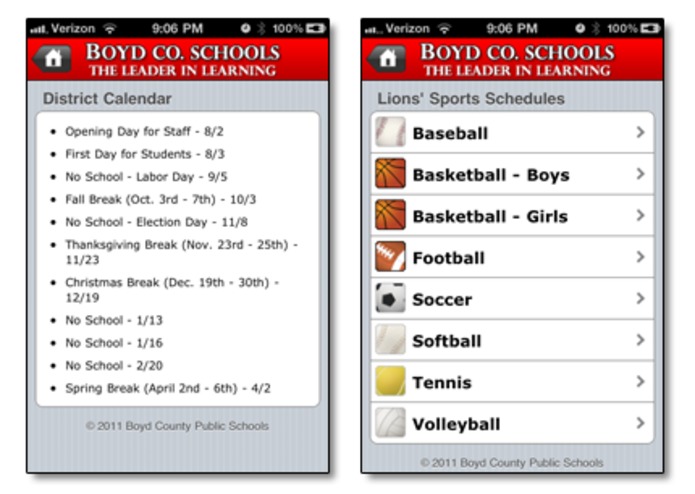 Mobile Apps for Schools – screenshot 2