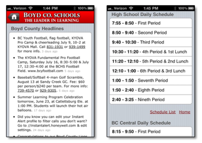Mobile Apps for Schools – screenshot 3