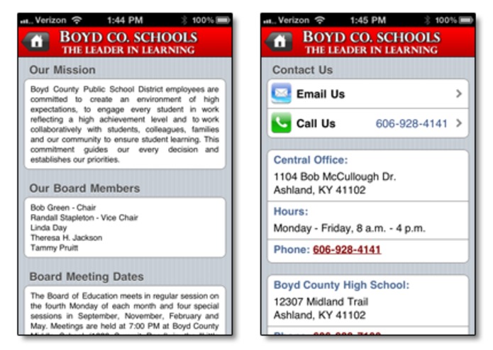 Mobile Apps for Schools – screenshot 4