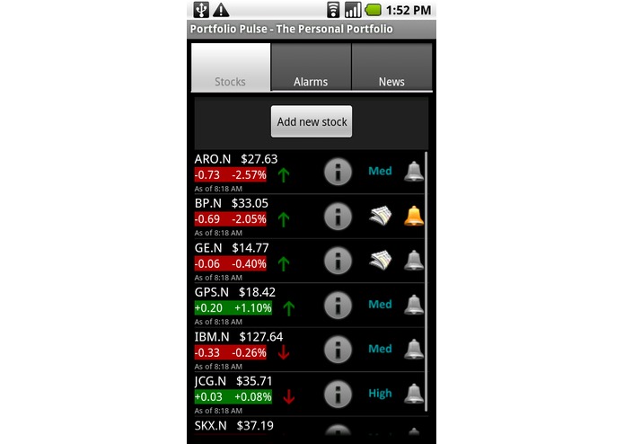 Portfolio Pulse – screenshot 2