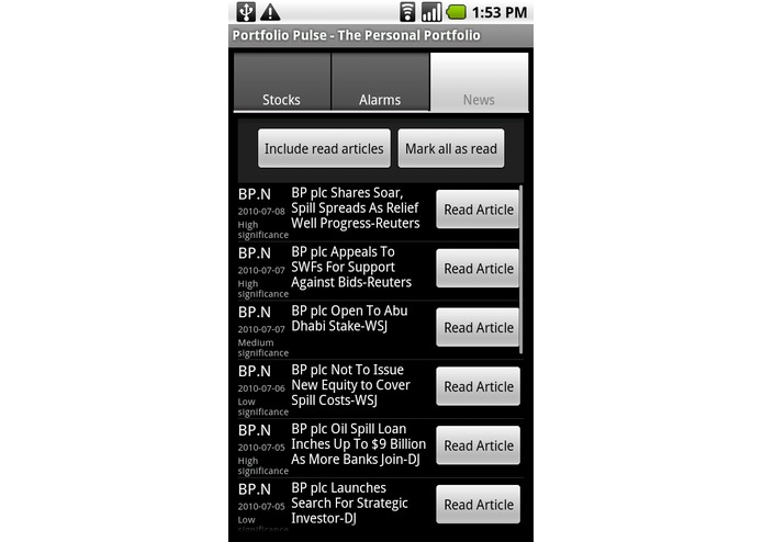 Portfolio Pulse – screenshot 4