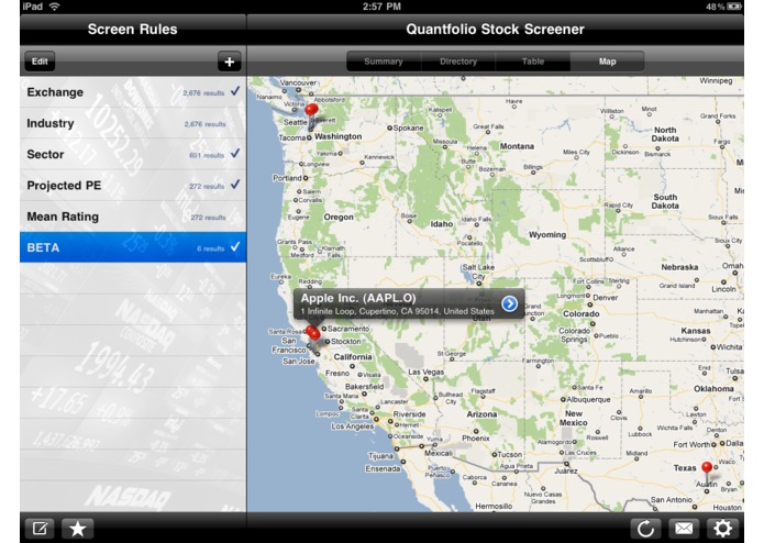 Quantfolio Stock Screener – screenshot 1