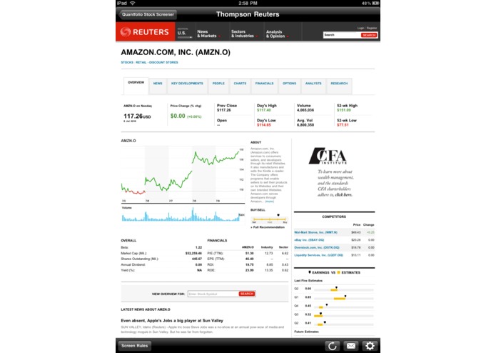 Quantfolio Stock Screener – screenshot 3