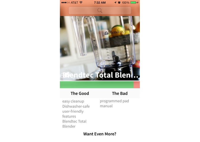 Orange: Juicy product review goodness based on machine learning – screenshot 1