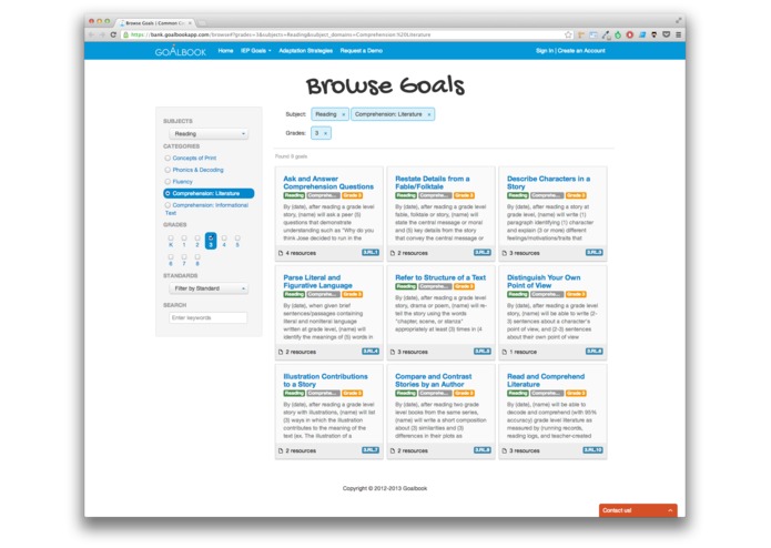 Goalbook Toolkit - Empowering Teachers to Differentiate for All Students – screenshot 5
