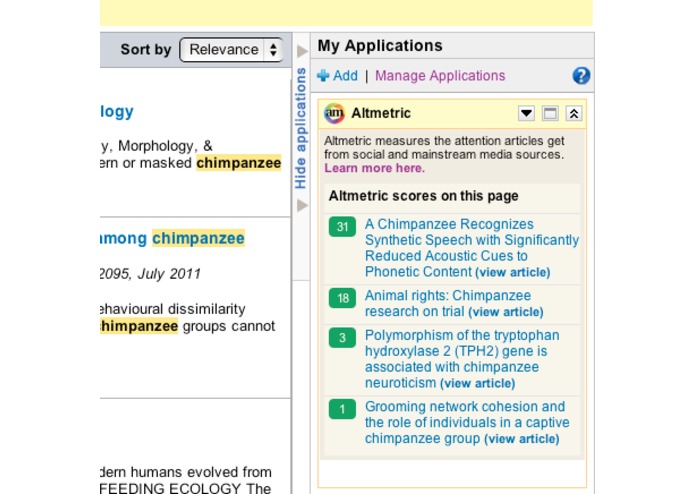 Altmetric – screenshot 2