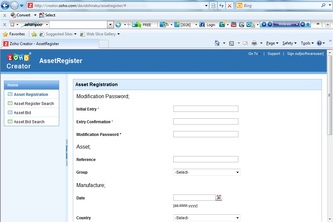 Donation Asset Register