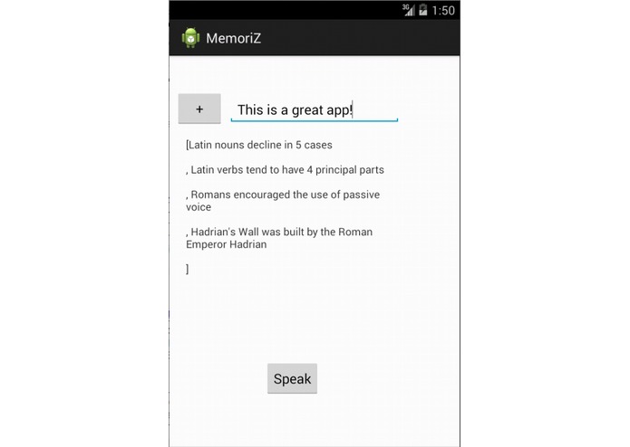 MemoriZ – screenshot 2
