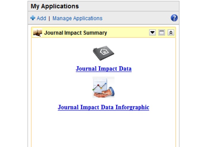 Journal Impact Summary – screenshot 1