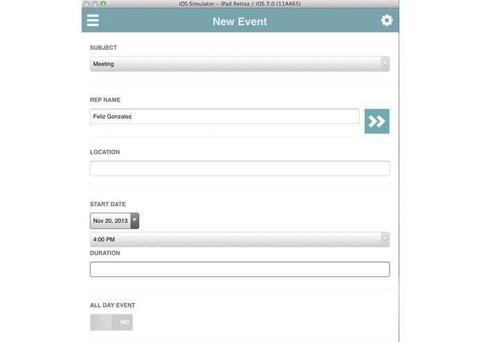 Location Based Meeting Planner – screenshot 3