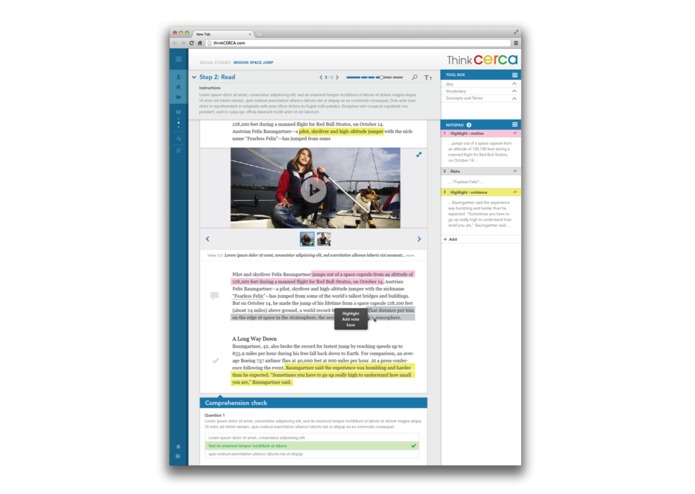 ThinkCERCA: Critical Thinking and Argumentation in Math – screenshot 2