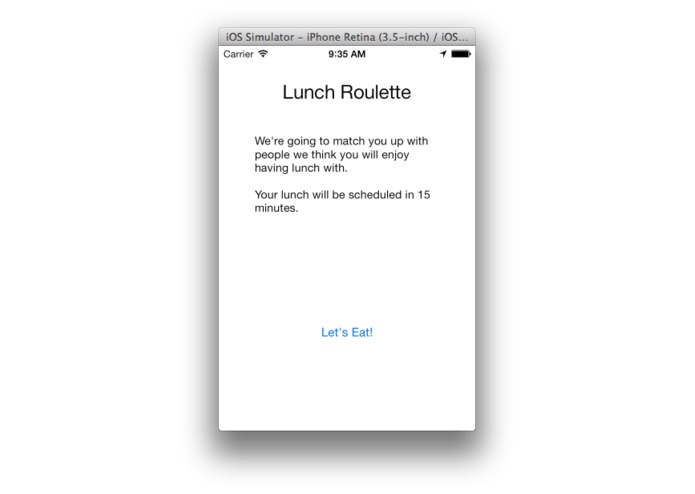 LunchRoulette – screenshot 2