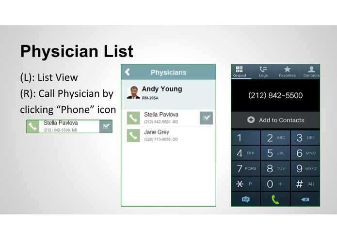 B*Mobile Nurse Station App – screenshot 1