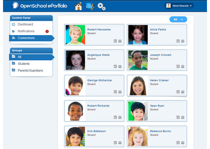 OpenSchool ePortfolio – screenshot 2