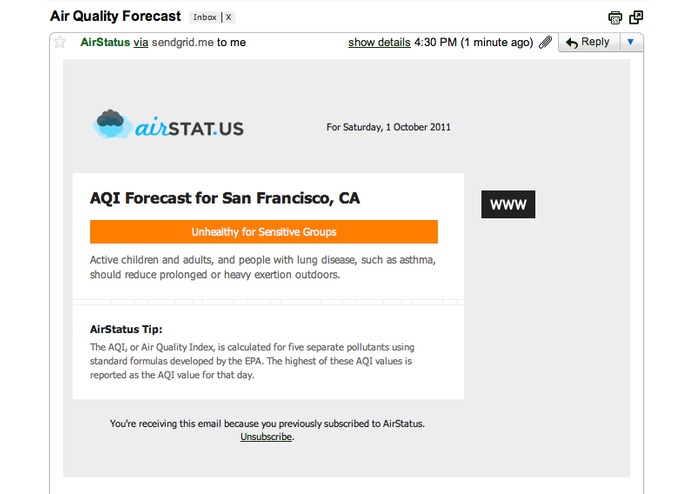 AirStatus – screenshot 4