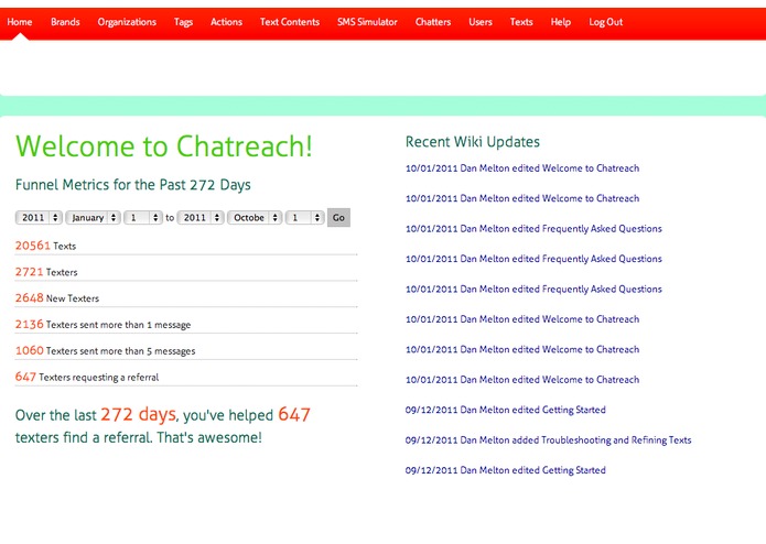 Chatreach: Replace the Brochure Rack – screenshot 1