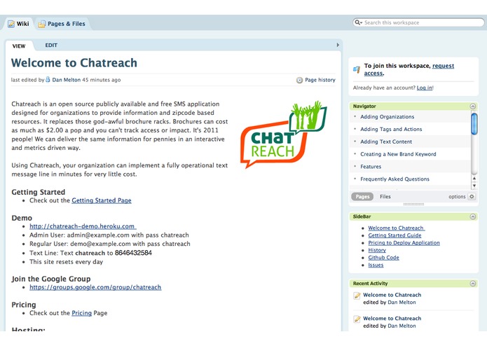Chatreach: Replace the Brochure Rack – screenshot 5