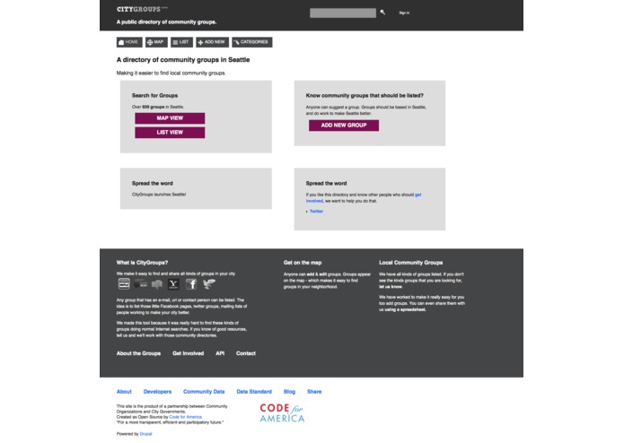 CityGroups – screenshot 2