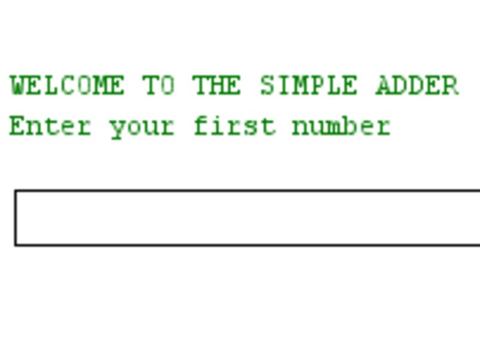 Very complex adder – screenshot 1