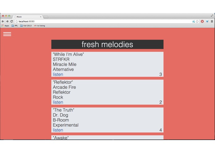 fresh melodies – screenshot 1