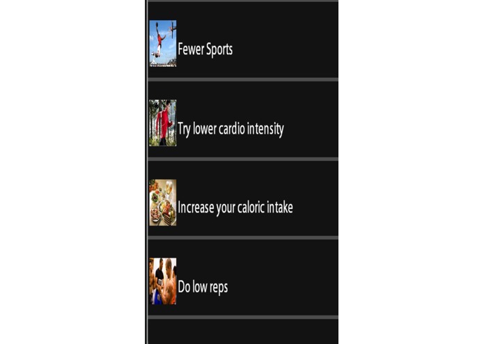 GainWeight – screenshot 1