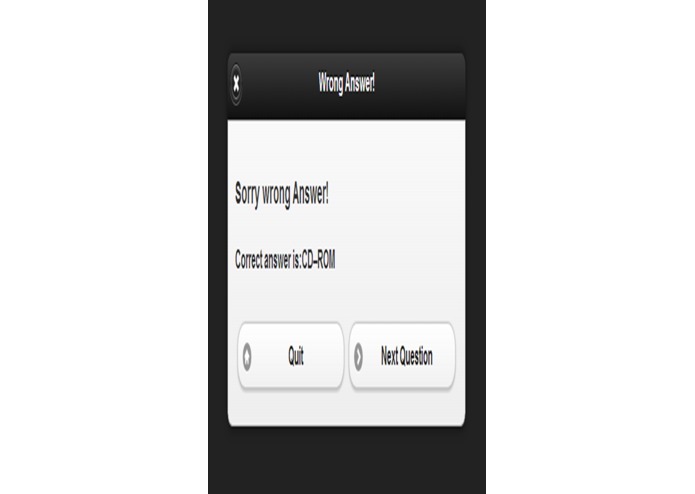 computer quiz – screenshot 3