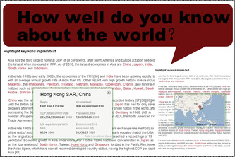 Country Keyword Highlight Plugin using World Bank Data