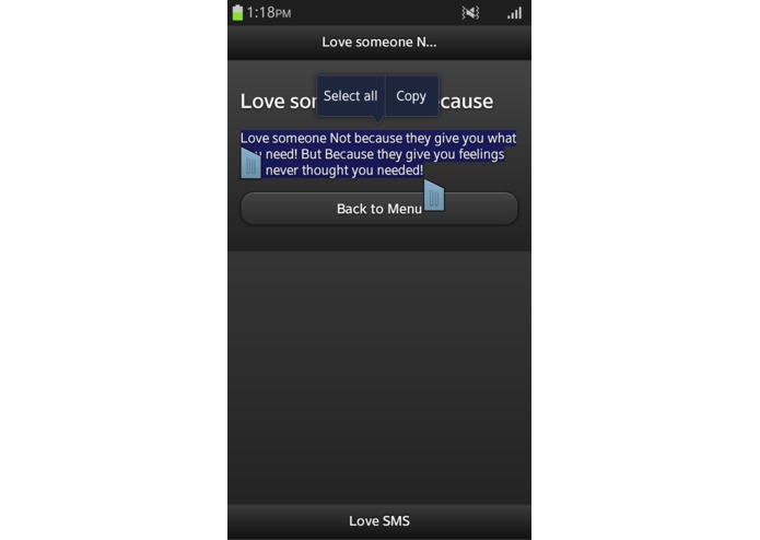 Love SMS - 15 – screenshot 2