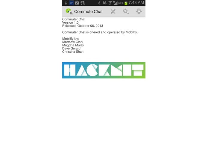 Commuter Chat – screenshot 1