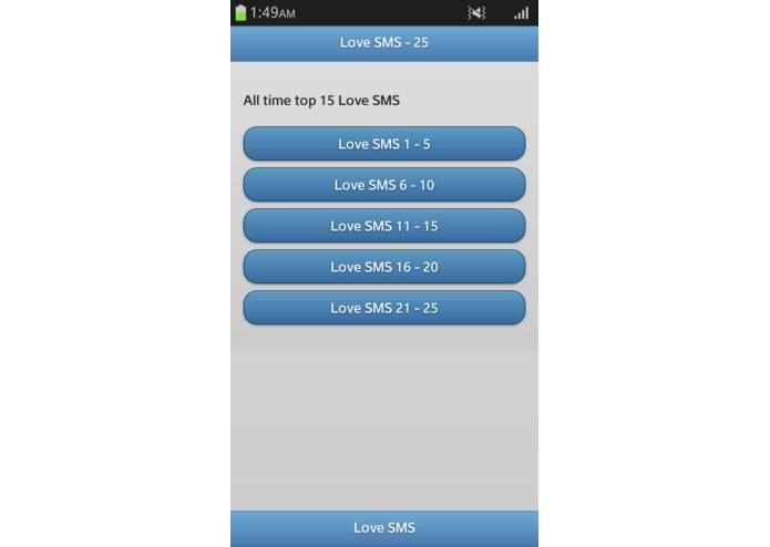 Love SMS - 25 – screenshot 2