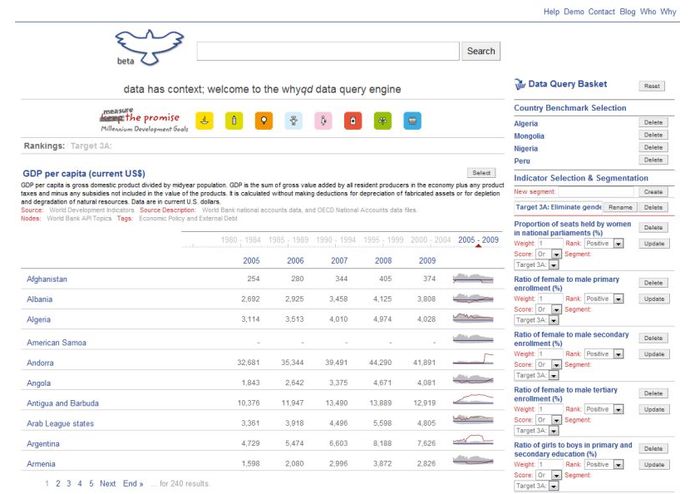 Whyqd Data Query Engine – screenshot 3