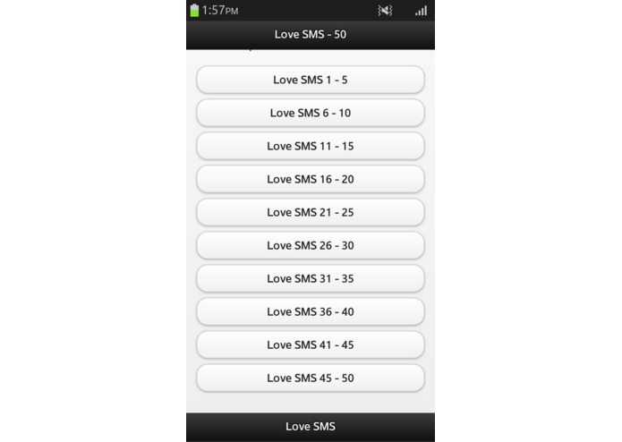 Love SMS - 50 – screenshot 2