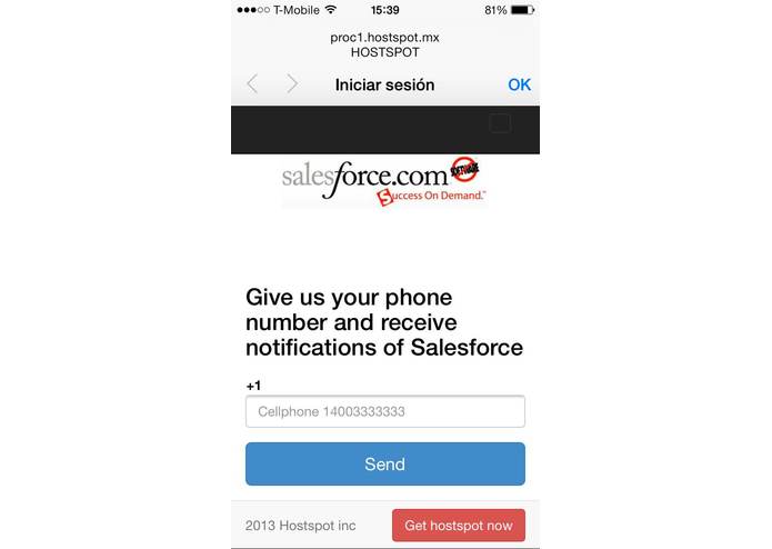 Hostspot – screenshot 1
