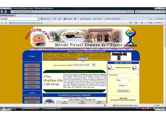 Info-Dev-Center : West Africa Information Center for Development  – screenshot 1