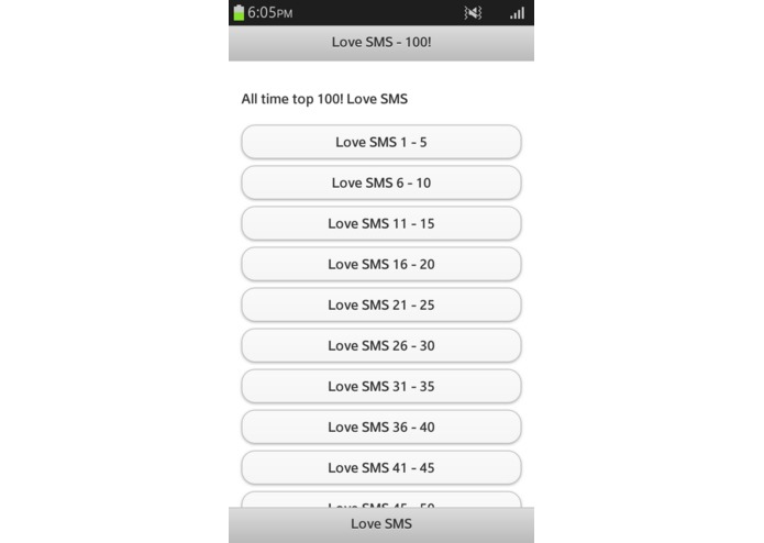 Love SMS - 100 – screenshot 1