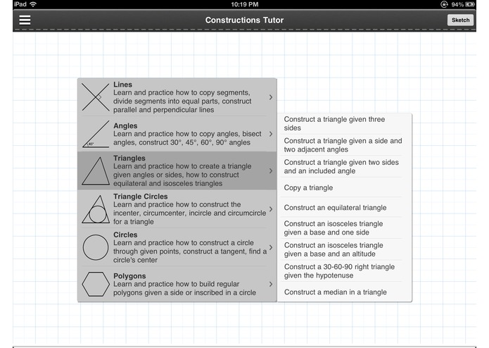 Geometry: Constructions Tutor – screenshot 4