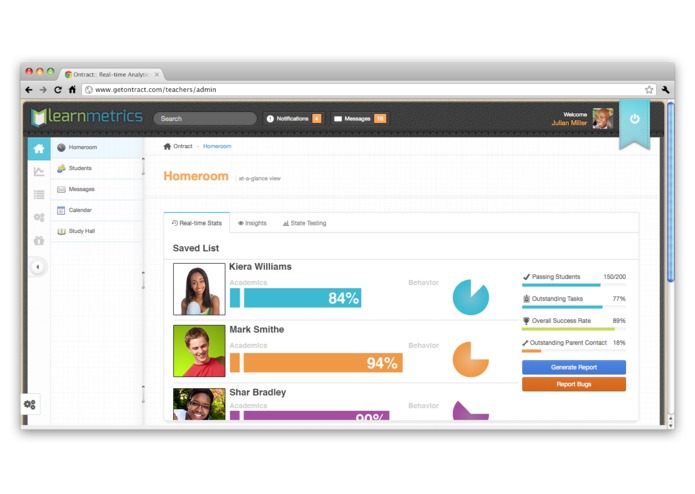 Learnmetrics – screenshot 1