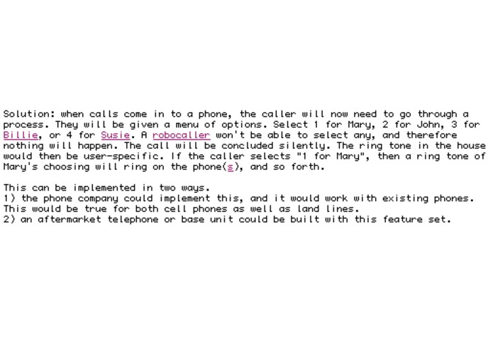User-specific ring tones – screenshot 1