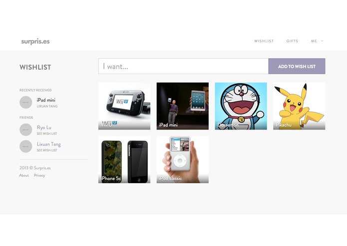 surpris.es – screenshot 4