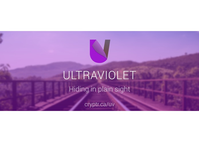 Ultraviolet - Steganography for Chrome – screenshot 1