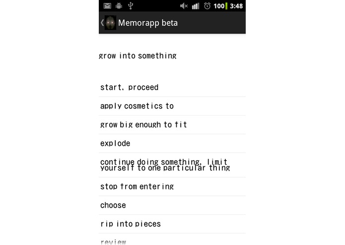 Memorapp – screenshot 4
