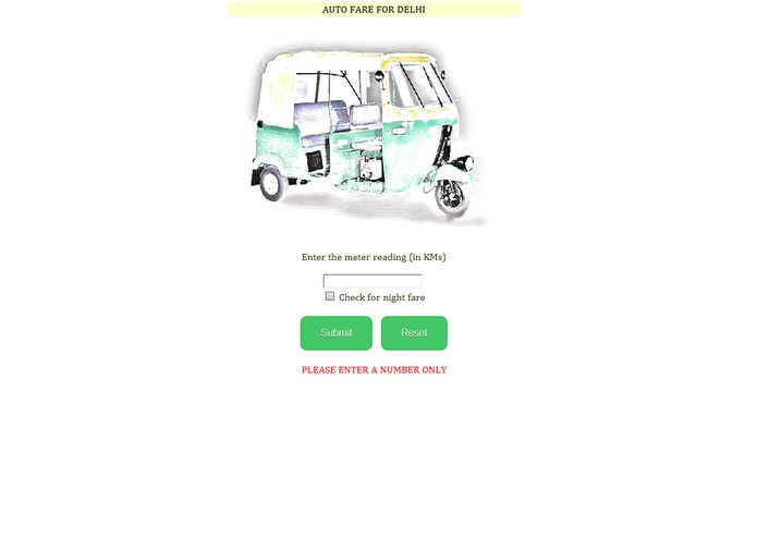 AutoFareDelhi – screenshot 2