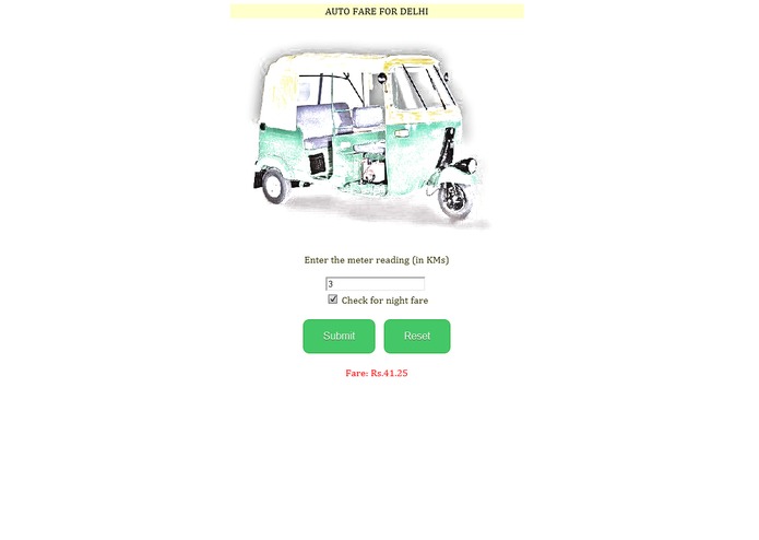 AutoFareDelhi – screenshot 4